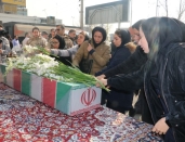 برگزاری مراسم استقبال و تشییع شهید گمنام هشت سال دفاع مقدس 